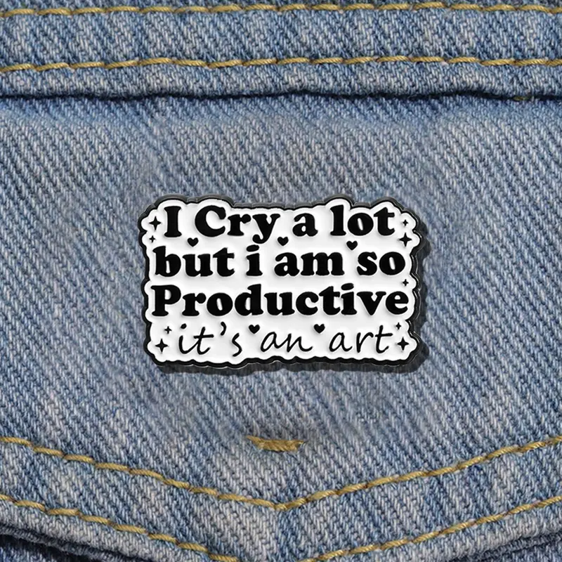 Slogan Enamel Pin, Lapel Pins, Cute Brooch, Exquisite Brooch, Brooch Clip, Fashion Accessories for Women & Men, Enamel Pin Suitable for Backpacks, Jeans, Scarves, Hats Decoration, Alloy Brooch Pin