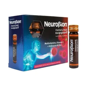 Inmune Support Vitamins and Minerals - 10 Vials Dietary Supplement for Mind and Body Fitness.  Healthcare Edible. Neuro