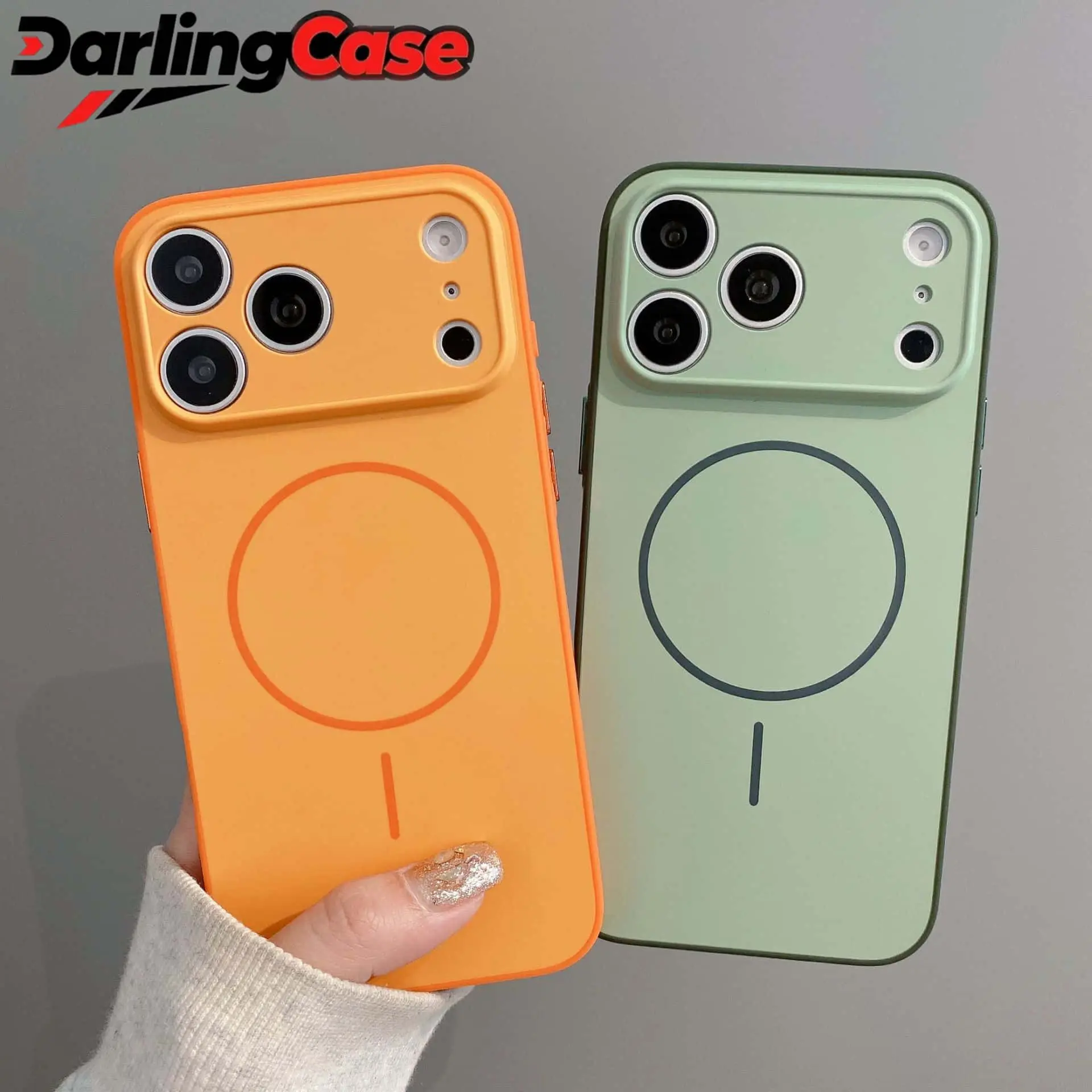 Darlingcase 2-Layer Craft Contrast Color TPU Casing for iPhone 17/16/15/14/13/12/11 Pro Max, High Saturation Design, Upgraded Skin-Friendly Soft Cover, Protective Accessory for Smartphone & Cellphone