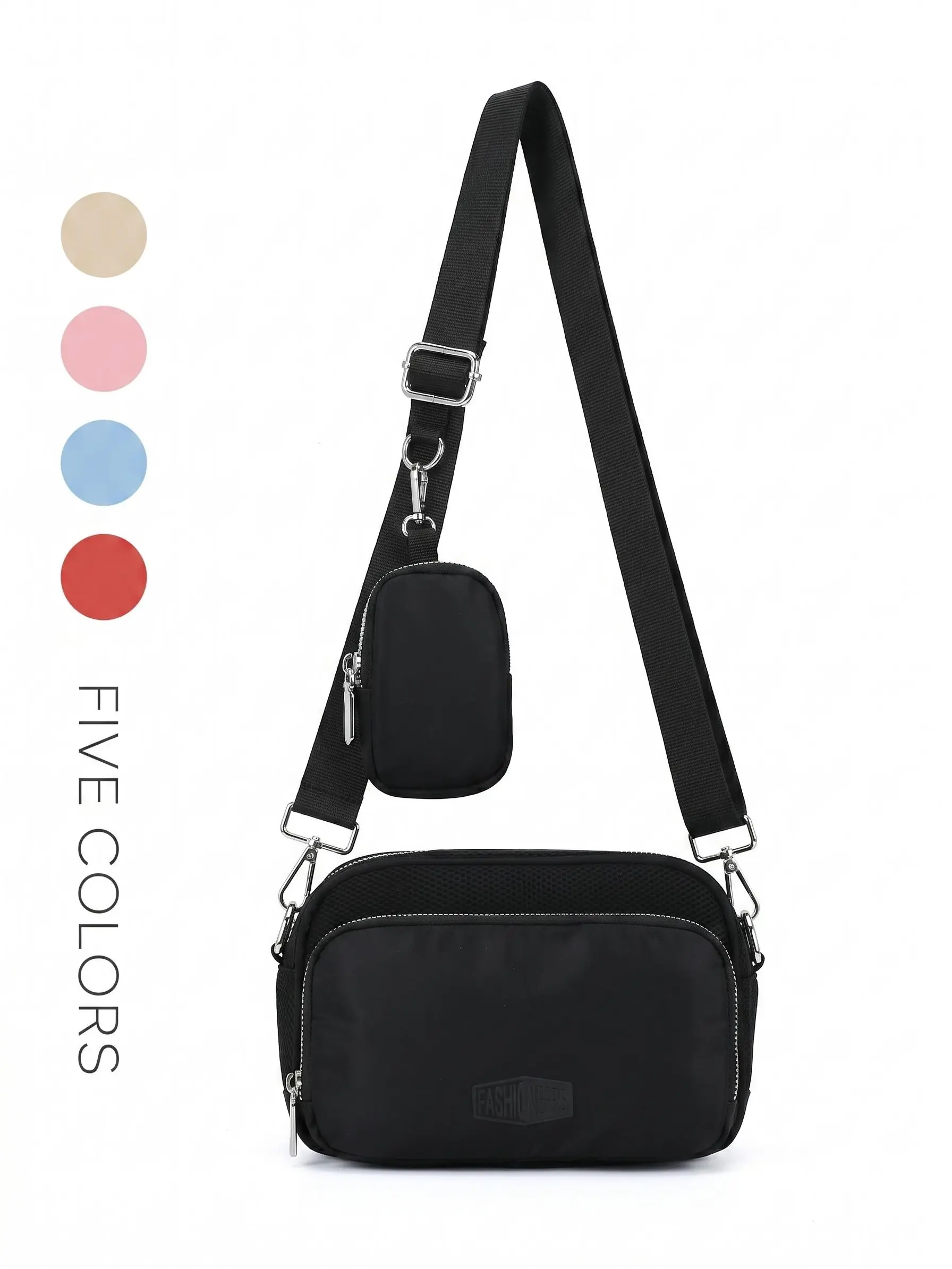 Wdxbag Summer 2.2L compact crossbody bag (8.2×3.9×5.1 in), includes a detachable mini pouch; lightweight, cute shoulder bag for everyday use; women’s crossbody bag; mini bag; girly-style bag; popular bag for 2026;  DealsForYouDays&Spotlight Day