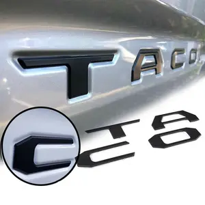 For 2016-2023 Models ONLY!!! Upgrade Your Tacoma: Matte Black Raised Tailgate Insert Emblem Letters  - Stylish Accessories and Perfect Gift for Truck Drivers