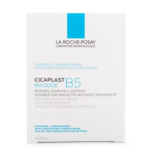 LA ROCHE-POSAY B5 Multiple-Effect Formulated Hydrating Moisture Face Mask - Sensitive Skin, 25g Each, 5pcs Per Box, Hydrating Face Masks LA ROCHE-POSAY B5 Multiple-Effect Formulated Hydrating Moisture Face Mask - Sensitive Skin, 25g Each, 5pcs Per Box, Hydrating Face Masks