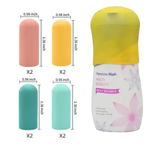 10 Pack Silicone Bottle Covers Travel Essentials for Women Men, Beach Vacation Essentials, Travel Size Toiletries Accessories, Cruise Ship Essentials 2025, Must Haves, Leak Proofing Drinkware Set