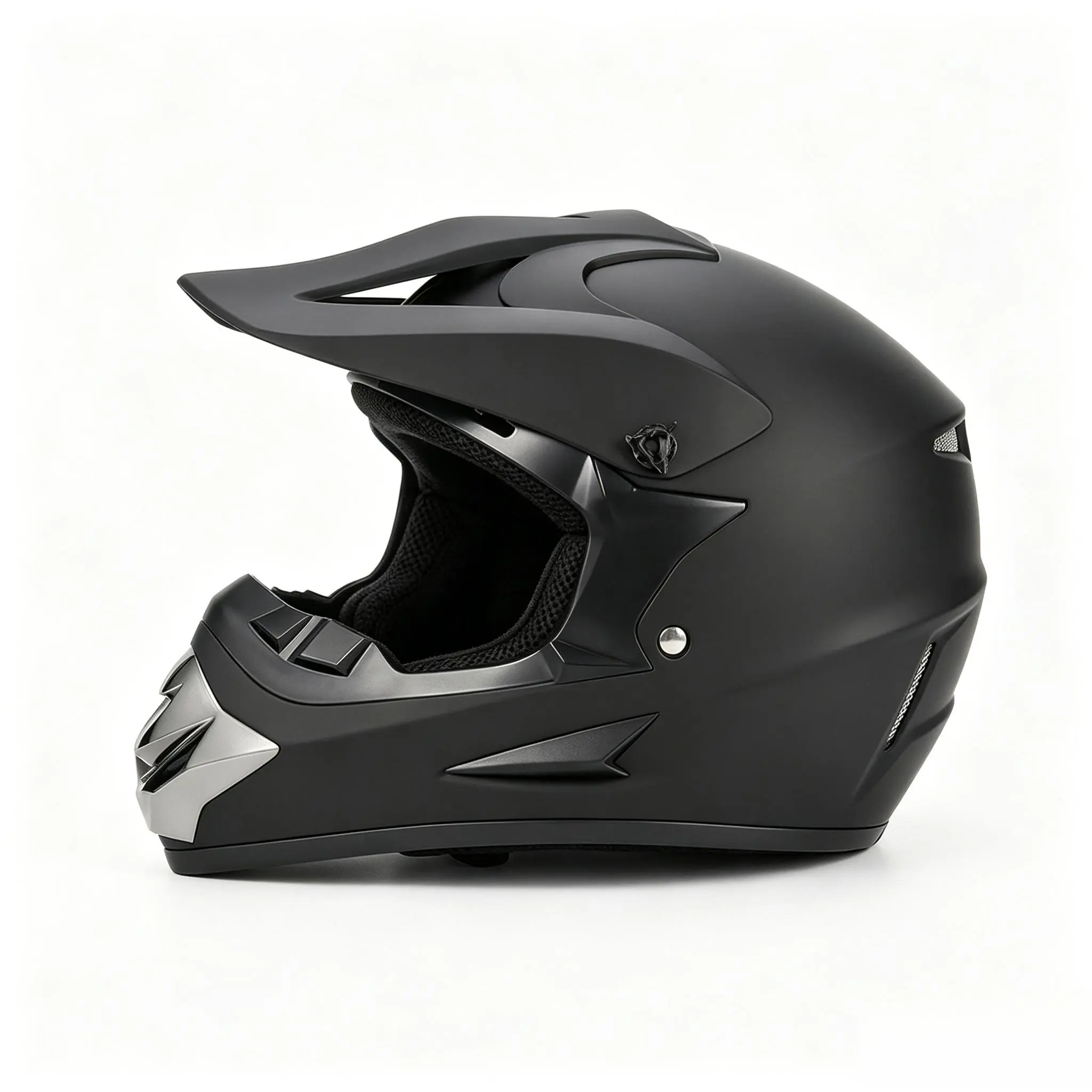 DOT Approved Full Face Motorcycle Helmet Matte Black Tactical Offroad Motocross Helmet with Goggles Windproof Breathable Safety Helmet for Men E Bike Dirt Bike ATV sohochic