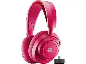SteelSeries Arctis Nova 7 Wireless Gen 2 Gaming Headset - Real-Time App Control, 50+ HR Play, Neodymium Drivers, Mix 2.4GHz/Bluetooth, PC, PS5, PS4, Switch 1/2, Mobile - Magenta