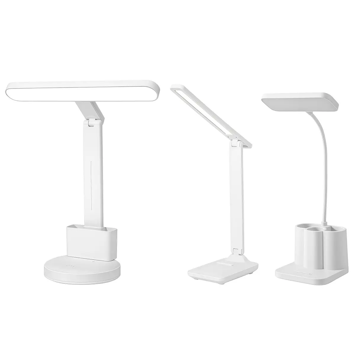 Dimmable LED Desktop Desk Lamp - Color-Adjustable, 3 Lighting Modes, Adjustable, Compact, Touch-Controlled Hand-Controlled, USB Rechargeable, Foldable Eye Protection Reading Light for Home Office, Valentine's Day Gift, Color-Adjustable Desk Lamps, Desktop