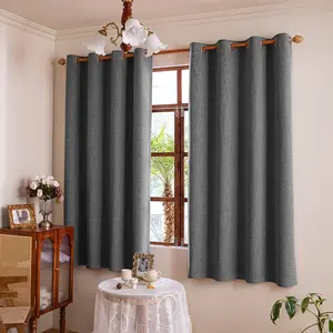 Light Blackout Curtain, 100% Light Blocking Drapes for Bedroom, Energy Saving & Privacy Protection, Small Size W52'' (132cm), Blackout Window Cover