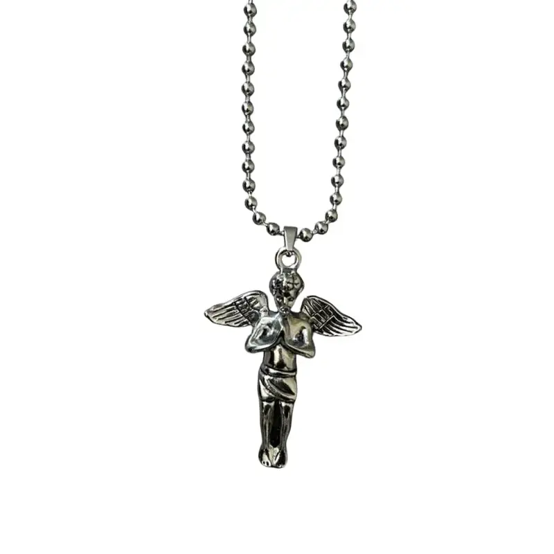 Vmess Character Ball Chain Pendant Necklace