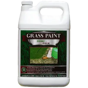 EnviroColor 4EverGreen Grass Paint 1 Gallon Non-Toxic Safe for Plants Pets and People 4000 SQ FT Coverage Natural Lawn Restorer