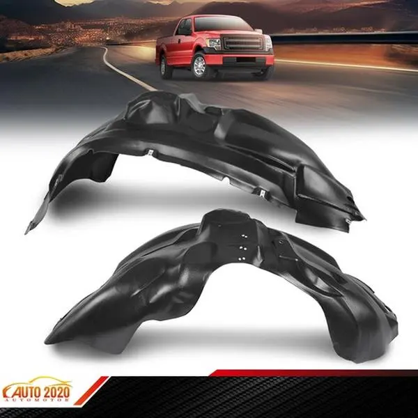 Front Inner Fender Liner Set Fit For 2010-2014 Ford F-150 FO1248146 FO1249146
