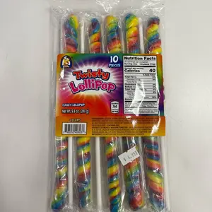 Twisty Lollipop - 10 Pieces, Sweet Candy, Perfect for Giving or Gifting