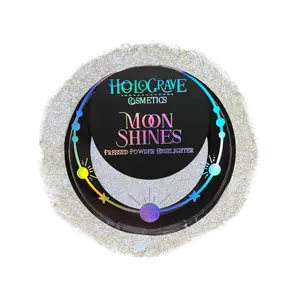 MoonShines Pressed Powder Highlighter | Buildable Shimmer & Interference Shades | Shimmery Shifting Colors | Vegan, Cruelty-Free, and Talc-Free | 6 Shades