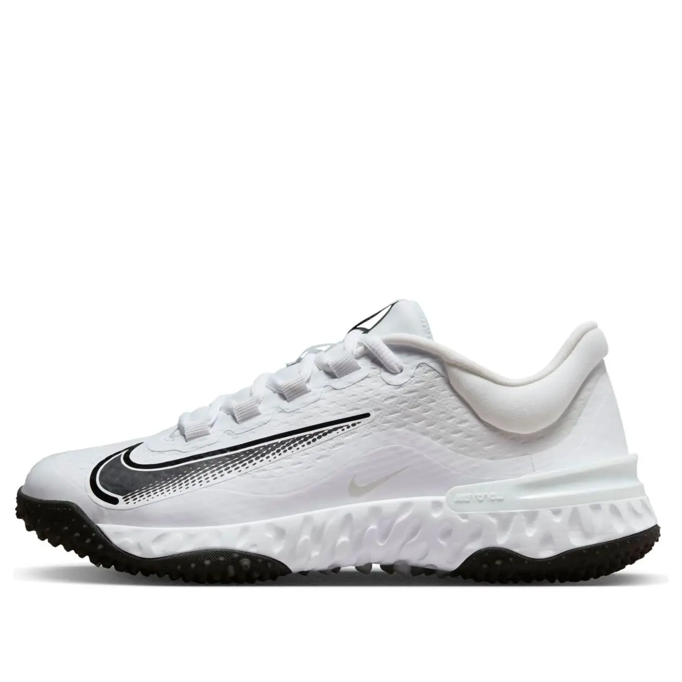 (WMNS) Nike Alpha Huarache Elite 4 Turf 'White Black' FD2746-100