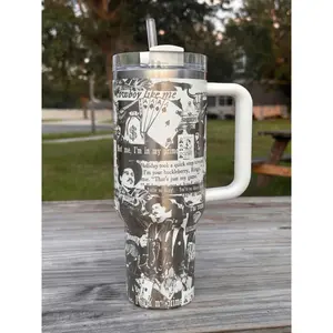Doc Holliday Tumbler Val Kilmer Tombstone Tribute for Movie Buffs & Western Fans Customized Chivas Soccer Funny Sarcastic Oral Solution Gradient Stainless Steel Water Bottle Set cecily bauchmann water bottles doggie Digital Egg of Glass L tumbler round