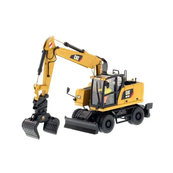 CAT Caterpillar M318F Wheeled Excavator with Operator "High Line Series" 1/50 Diecast Model by Diecast Masters