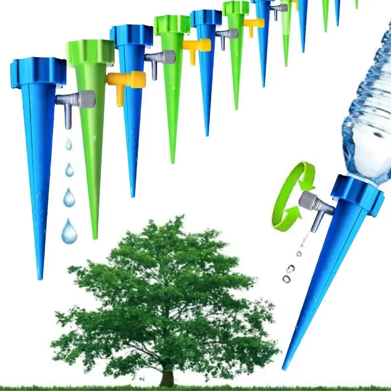 1pc  new type of automatic plant waterer with switch control valve adjustable water flow garden irrigation watering system