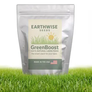 Earthwise GreenBoost™ Organic Lawn Food, 10lb – Natural Lawn Nutrient Supplement – Covers 1000 sq ft