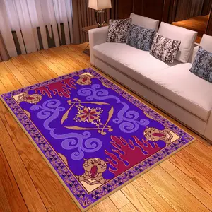 Persian Pattern Area Rug, Non-Slip Soft Carpet for Living Room and Bedroom, Decor for Study and Lounge, Home Decor Rugs