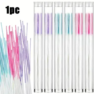 60 Pieces Ear Piercing Cleaning Wires, Soft Paper Cleaning Lines for New Earrings, Remove Earwax, Odor Control, Ear Care Accessories, Ear Cleaning Tools