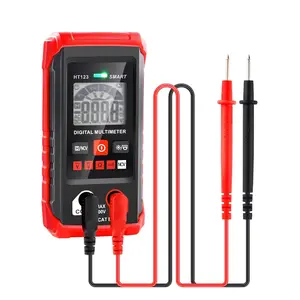Auto Range Digital Multimeter Tm-510 4000 Counts Non-Contact Voltage Tester with Data Hold & Backlight Display for Electronics & DIY