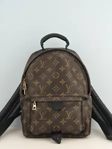 Pre-owned Monogram coated canvas Backpacks Louis Vuitton Palm Springs MM Backpack Monogram Canvas