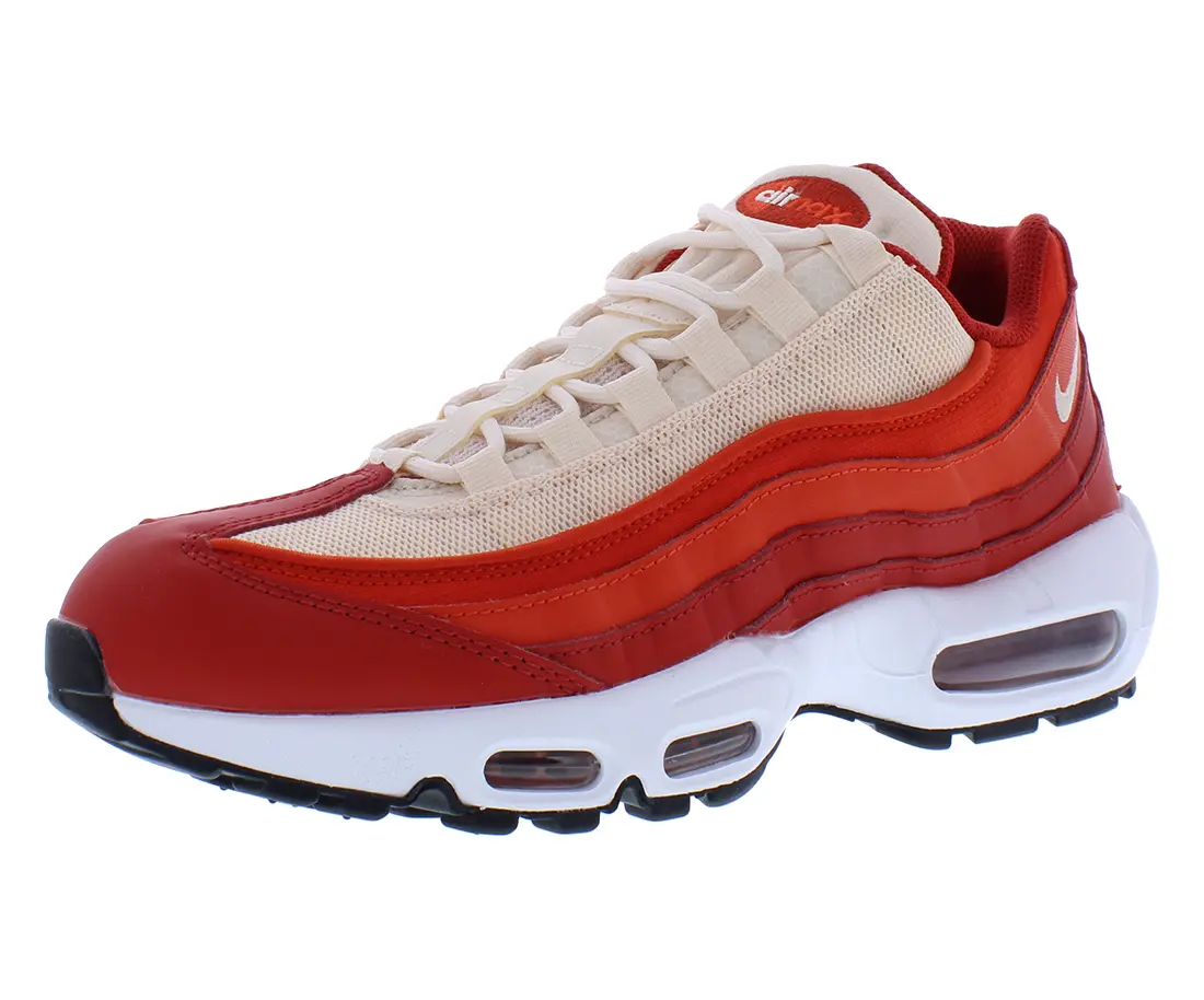 NIKE Air Max 95 Casual Men's Sneakers - Iconic Layered Design, Mesh Upper, Visible Air Cushioning Support, Casual Men's Sneaker