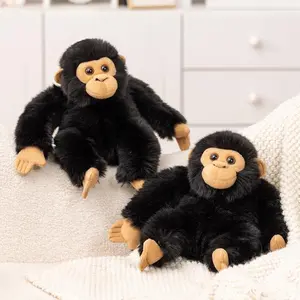 Nice Simulation Punch Gorilla Plush Doll Mother And Baby Long-arm Monkey Animal Stuffed Toy Home Decoration Gift For Children