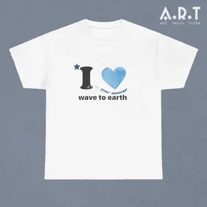 Wave To Earth Shirt New T shirt Vintage All Sizes Casual Crewneck Shortsleeve Menswear T-Shirt