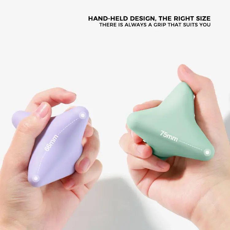 Silicone Triangular Massage Cone - Psoas Muscle Release and Full-Body Relaxation Tool