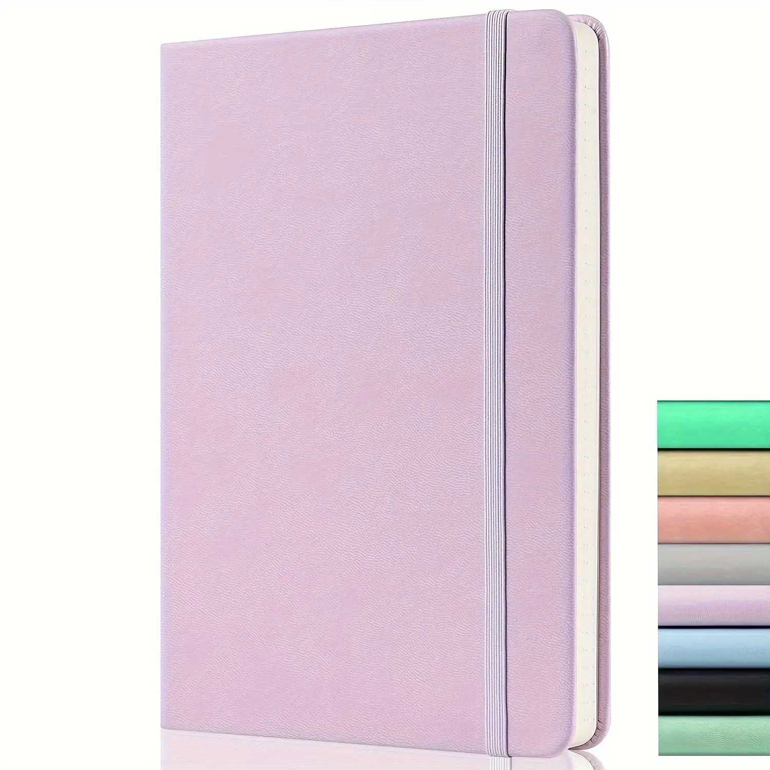 A5 Dot Grid Notebook, 1 Count 172 Pages Thick Paper Notebook with 2 Bookmark Ribbons, Stationery Supplies for Home School Office Use, Dotted Notebook, Notebook For Work, Study Notebook