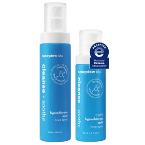 Hypochlorous Acid Spray Pack (6.8 oz + 2oz) – HOCl Face & Skin Mist for Acne, Eczema & Irritation – Multi-Purpose Skin Repair – Eyelid Cleanser, Post-Workout, Post-Procedure, Scalp & Sensitive Skin Cleansing Facial Skincare