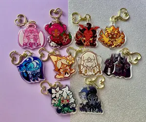 CR Kingdom Cookies Double Sided Epoxy Keychain