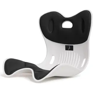 Ergonomic Back Support Office Chair Posture Correction Back Tailbone Pain Relief Seat Cushion Memory Foam Portable Floor seat Comfortable Lumbar Pillow Home Outdoor Gaming