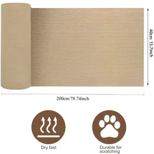 Cat Scratch Protector Sofa Protector Self Adhesive Cat Scratching Mat Trimmable Carpet Pad Furniture Corner Wall Guard Protector for Cats Home