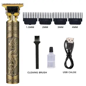 Rechargeable T-Blade Hair Clippers for Men,Approached Zero Gapped Hair Trimmer,Home Hair Cutting Cordless Grooming Kit