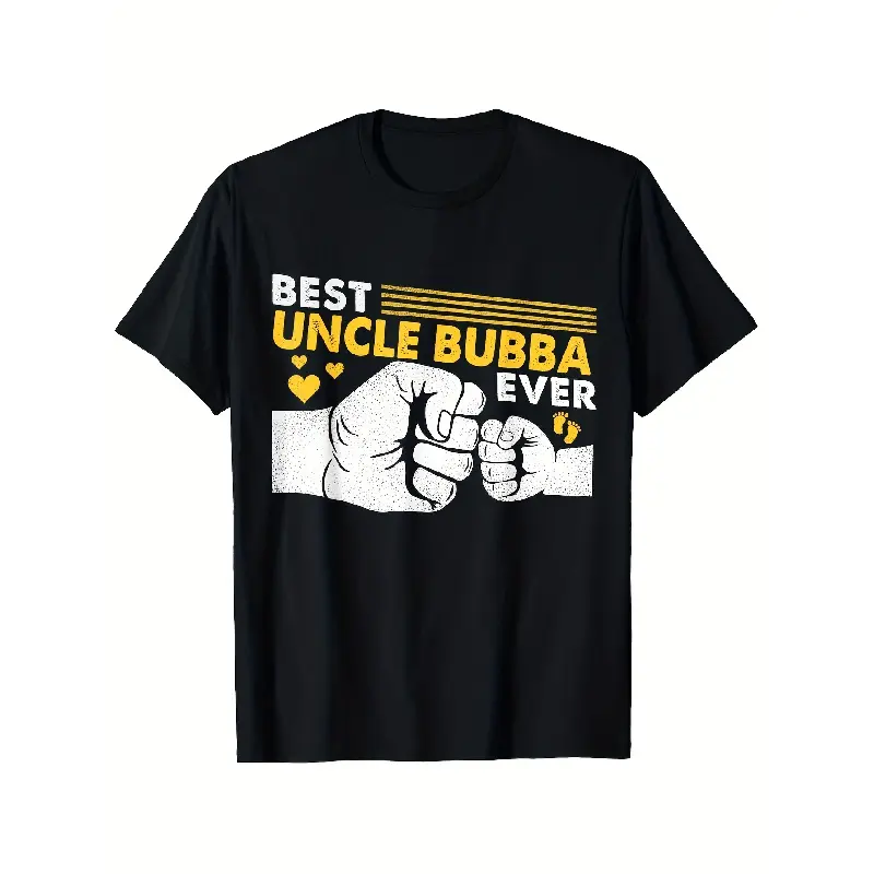 funny shirt Best Uncle Bubba Ever Shirt Best Uncle Bubba T ShirtSame Style for Men and Women 2025 Summer Short-sleeved Printed T-shirt Pure