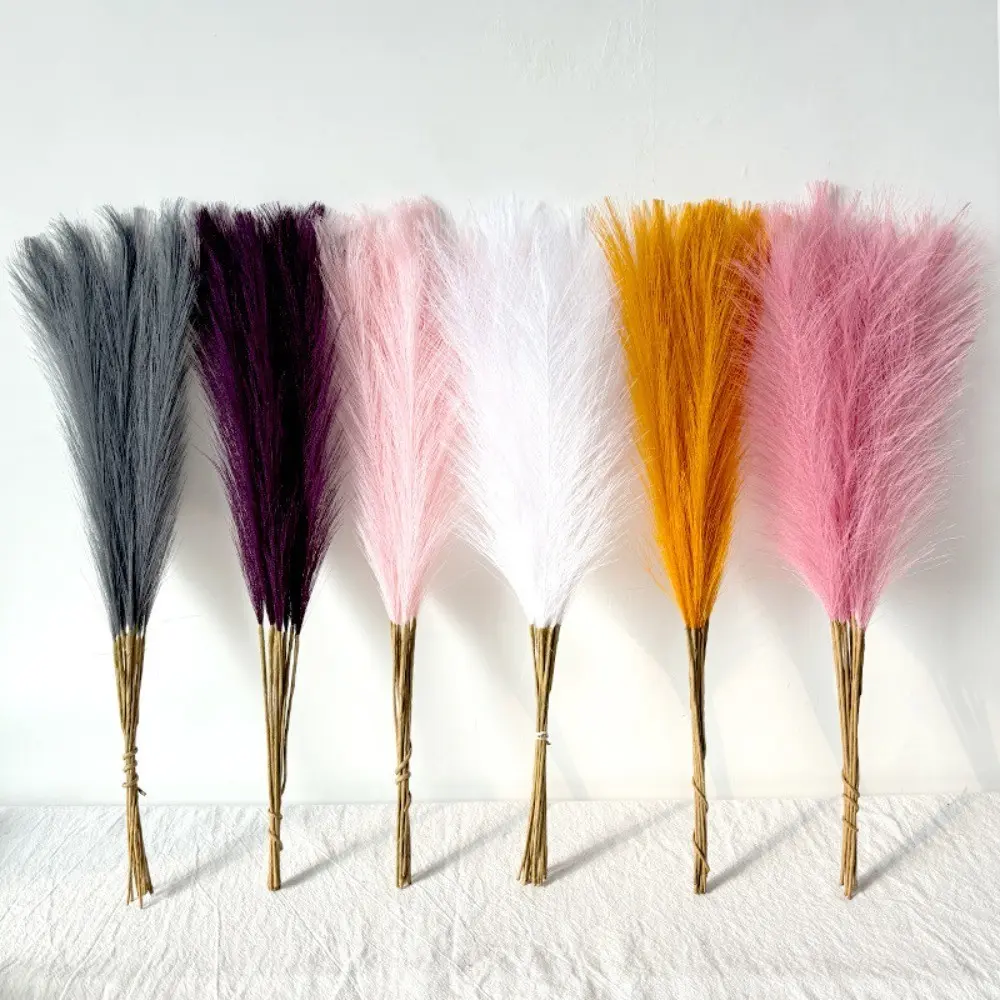 Simulated fireworks reed, 10 pieces per bunch, artificial reed grass, set of dogtail grass for window decoration, Vibrant Faux Flowers, Artificial Plants, Plastic faux flowers, Decorative Fake Plants