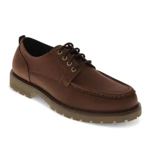 Dockers Mens Walsh Lightweight Lugged Casual Shoe, Chestnut, Size 10.5