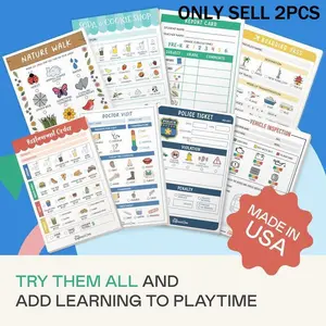 Tiny Expressions Playtime Notepads | Pretend Play for Kids | Imaginative Role Play | Kindergarten Learning | Stationery Gift