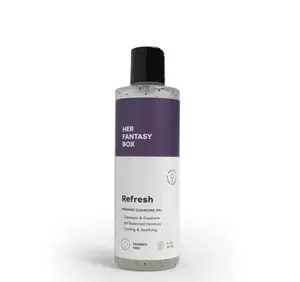 Her Fantasy Box | Refresh pH Balancing Shower Gel - Natural Feminine Hygiene Solution for Gentle Cleansing, Odor Control, and Skin Nourishment - pH-Balanced Formula for All Skin Types (8 oz)