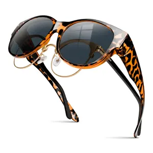 Polarized Driving Sunglasses for Men Women - Oversized Square Anti Glare UV400 Sun Glasses with Non-Slip Fit for Daily Use