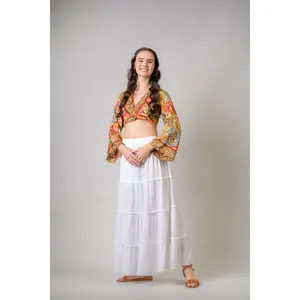 Rhea Tie-Back Crop Top (Assorted)