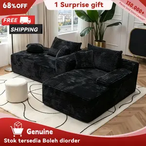 [2Packs Shipped]Niccae Convertible Floor Sofa Bed - Convertible Folding Couch, 15in Foam Mattress, 6 Pillows, Teddy Fabric, No Assembly Quick Setup, Easy Clean Dual-Use Multi-Function Shaggy Futon Sets, Cozy Indoor Furniture for Small Spaces & Apartments