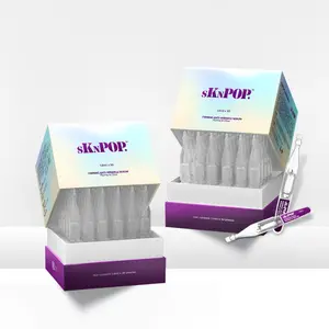 sKnPOP Single-Use Vial Firming Anti-Wrinkle Serum|Hyaluronic acid|ACETYL HEXAPEPTIDE-8|PALMITOYL PENTAPEPTIDE-4|Brightening|All Skin Types1.5ml*30Pcs
