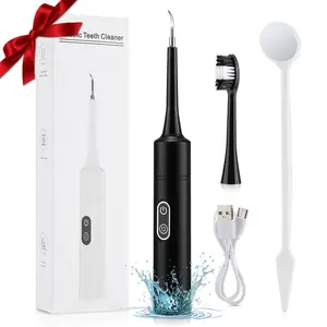 Electric Dental Scaler, Dental Cleaner, Home Tooth Cleaning Tool, Sonic Vibration, Fresh Breath, 5 Adjustable Modes, Ipx6 Waterproof, Oral Care, Holiday Gift