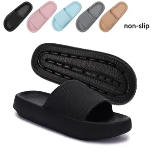 Women's Thick-Sole Sandals for Women, Rubber Flip-Flop Slides with Non-Slip Waterproof Design, Ultra-Soft Cushioned Slippers for Indoor & Casual Outdoor Daily Use, Sandals Women
