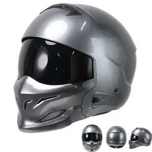 Scorpion Helmet Detachable Face Shield, Breathable Windproof Motorcycle Riding Helmet for Men and Women, Full Face Protection, Aero Helmet