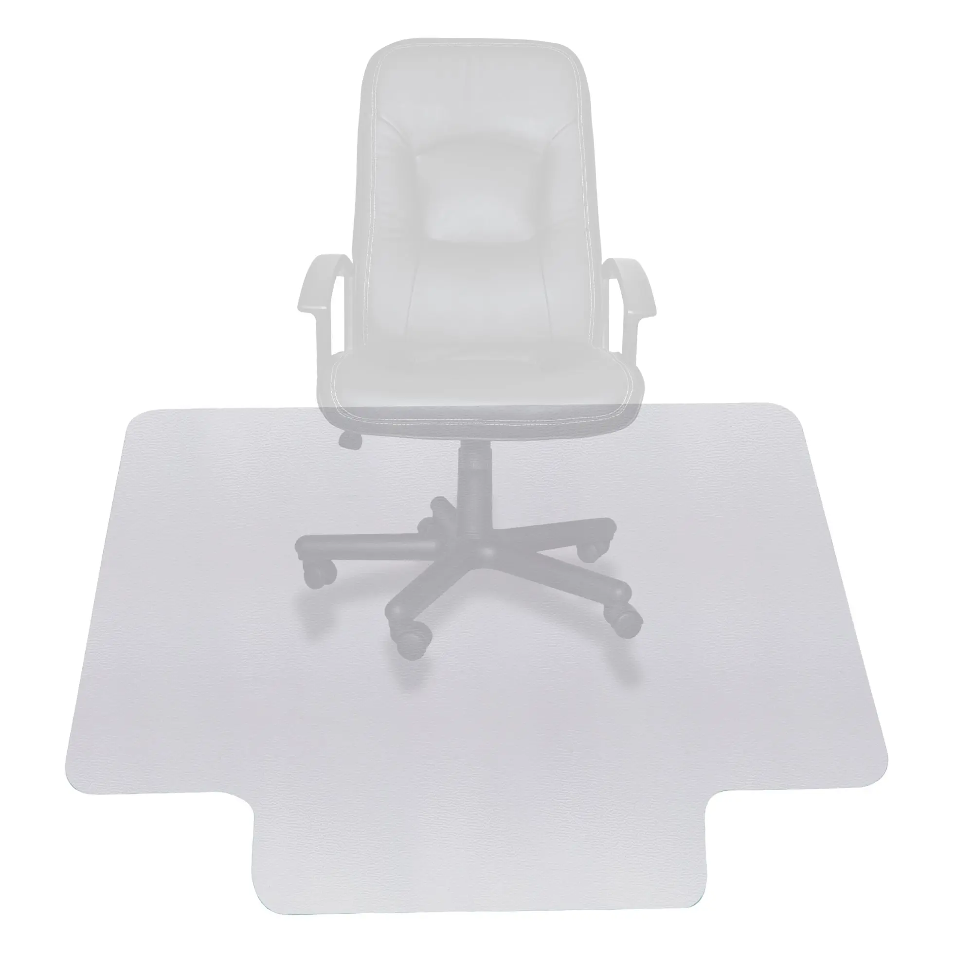 SUPERDEAL 48"x36" PVC All-Weather Waterproof Nonslip Office Chair Mat - 0.06" Thin Anti-Slip Base Mat, Solid Color Hard Floor Protector for Home Office, Rolls for Storage on Concrete, Tile, Laminate Floors, All Weather Waterproof Nonslip Office Chair Mats