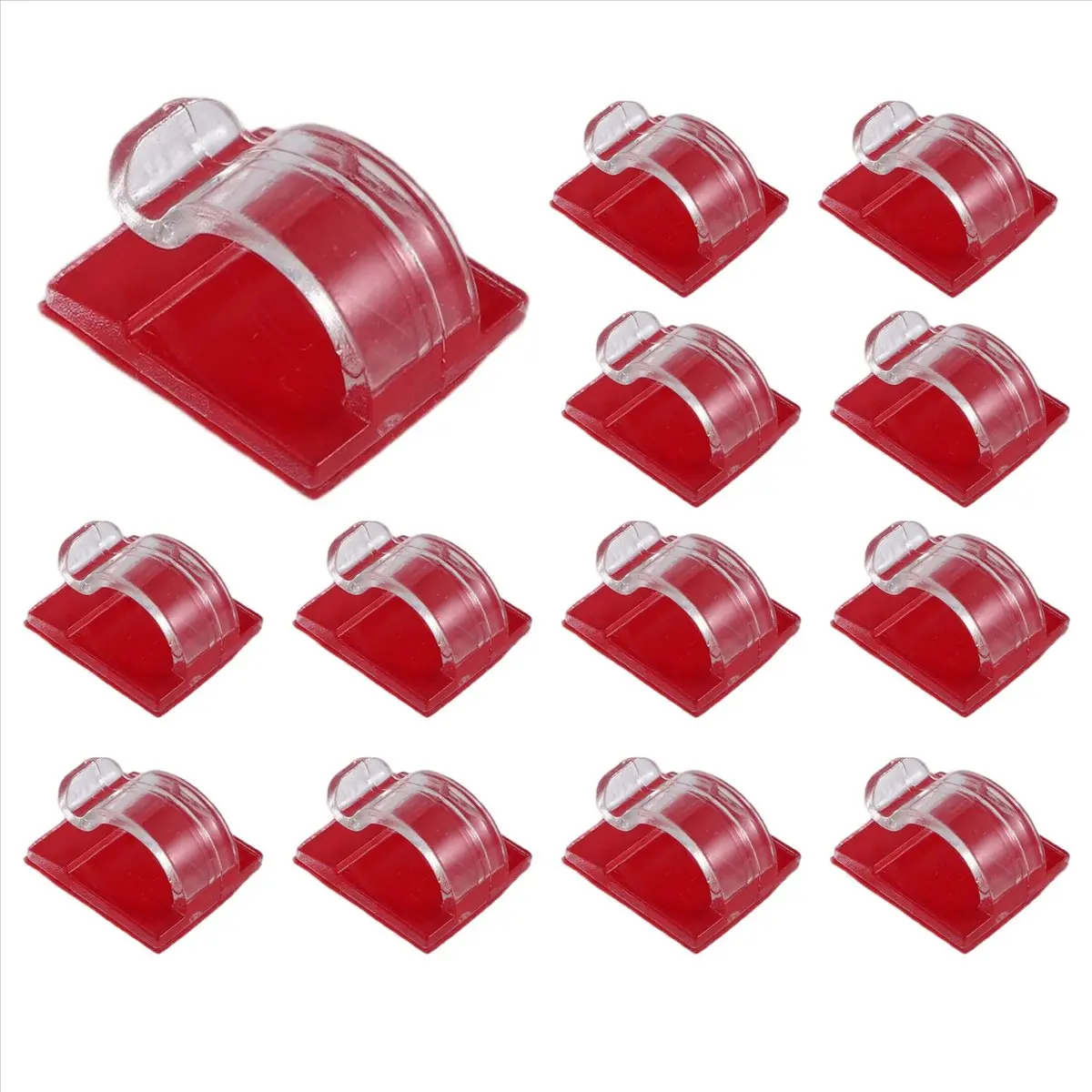 Hooks for Outdoor String Lights Clips 50 Pack Clips Clear Light Hook with 50 Waterproof Adhesive Backing for Lamp