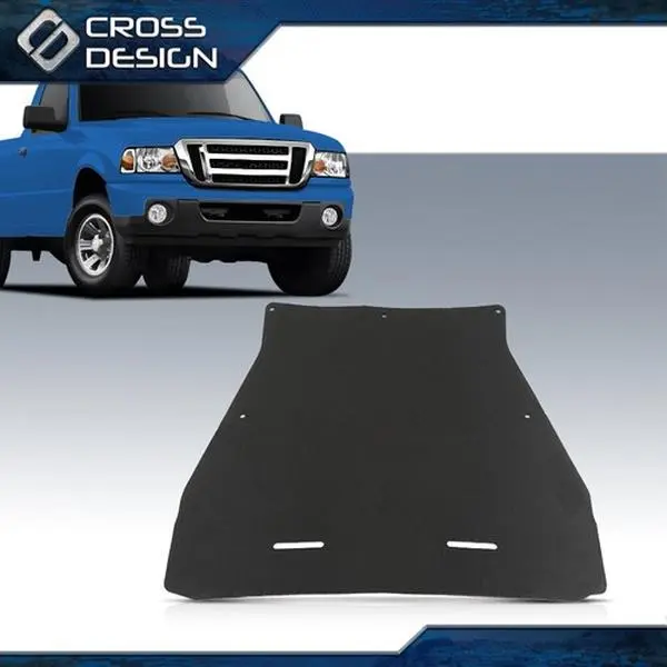 CROSSDESIGN New Hood Insulation Pad Fit For 2006 - 2012 Ford Ranger 1/2" With Clips
